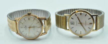 TWO VINTAGE GENTLEMEN'S WATCHES - GARRARD & ALLAINE