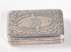 19TH CENTURY VICTORIAN SILVER VINAIGRETTE