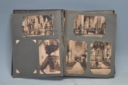 ANTIQUE POST CARD ALBUM