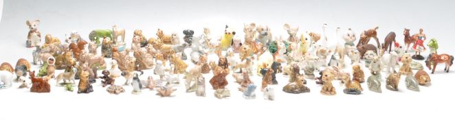 LARGE GROUP OF CERAMIC PORCELAIN WADE WHIMSIES