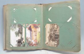 POSTCARD ALBUM DATED EARLY TO MID CENTURY