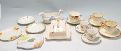 COLLECTION OF 20TH CENTURY ART DECO CERAMIC WARE.