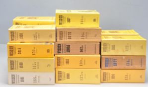 COLLECTION OF 1908’S - 1990’S WISDEN CRICKETERS ALMANACK