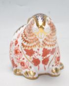 ROYAL CROWN DERBY BEAVER PAPERWEIGHT