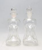 HOLMEGAARD CLUNK CLUNK GLASS CRYSTAL DECANTER - JACOB E BANG