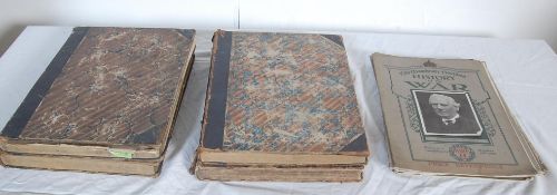 FOUR 19TH CENTURY PICTORIAL TIMES BOOKS AND THE MANCHESTER GUARDIAN HISTORY OF THE WAR MAGAZINES