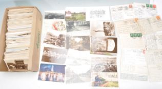 POSTCARDS - LARGE COLLECTION OF GEORGE VI ERA CARDS