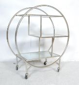 RETRO VINTAGE ART DECO CHOME TROLLEY