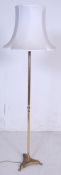 VINTAGE 2950S MID 20TH CENTURY BRASS STANDARD LAMP