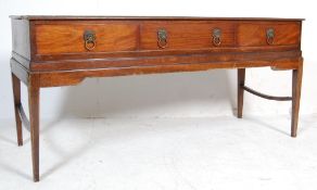 18TH CENTURY MAHOGANY SIDEBOARD / SQUARE PIANO / PIANOFORTE