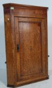 ANTIQUE EARLY 19TH CENTURY GEORGE III OAK CORNER CUPBOARD