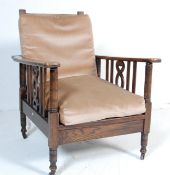 JAMES SHOOLBRED & CO SHAKER OAK ARMCHAIR