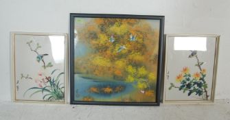 THREE 20TH CENTURY JAPANESE PAINTINGS