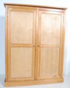 VINTAGE STYLE PINE SCHOOL CUPBOARD