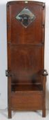 VINTAGE 20TH CENTURY OAK HALLSTAND