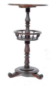 19TH CENTURY VICTORIAN MAHOGANY SEWING / SIDE TABLE