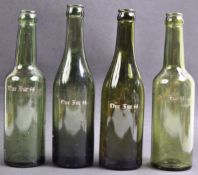 COLLECTION OF X4 GERMAN THIRD REICH SS BEER BOTTLES
