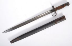 ORIGINAL WWI FIRST WORLD WAR ERA 1907 PATTERN RIFLE BAYONET