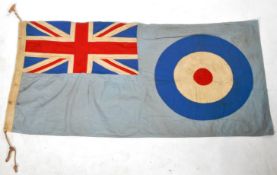 LARGE ORIGINAL WWII RAF ROYAL AIR FORCE ENSIGN FLAG