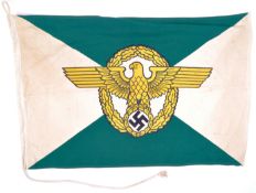WWII SECOND WORLD WAR INTEREST - GERMAN POLICE FLAG