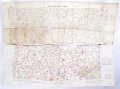 WWI FIRST WORLD WAR MAPS - TRENCH MAP & ANOTHER