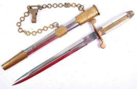 ORIGINAL SECOND WORLD WAR ERA BULGARIAN OFFICERS DRESS DAGGER