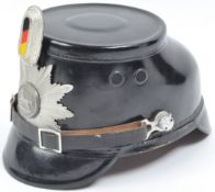 COLD WAR ERA WEST GERMAN POLICE POLICE SHAKO HELMET