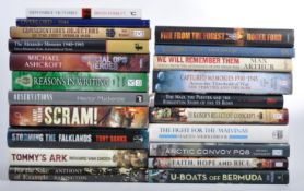 LARGE COLLECTION OF ASSORTED WORLD WAR RELATED BOOKS