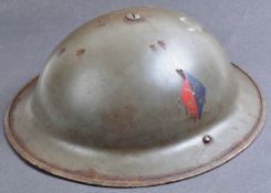 WWII SECOND WORLD WAR BRITISH BEF ROYAL ARTILLERY HELMET