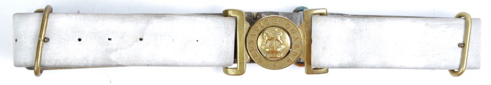 19TH CENTURY VICTORIAN GRENADIER GUARDS UNIFORM BELT
