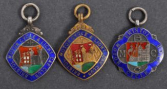 COLLECTION OF ANTIQUE MEDALLIONS - BRISTOL MOTORCYCLE CLUB
