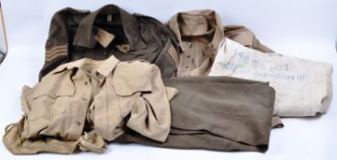 SECOND WORLD WAR ROYAL ENGINEERS STAFF SERGEANT UNIFORM ITEMS