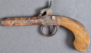 ANTIQUE 19TH CENTURY PERCUSSION PISTOL