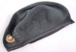WWII ROYAL MARINE COMMANDO UNIFORM BERET & BADGE