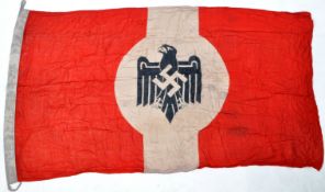 WWII INTEREST - LARGE HITLER YOUTH THIRD REICH FLAG