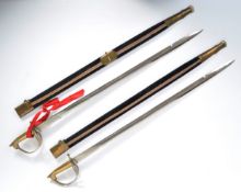 PAIR OF EARLY 20TH CENTURY INDIAN CAVALRY SWORDS