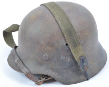 ORIGINAL WWII SECOND WORLD WAR M40 GERMAN UNIFORM HELMET