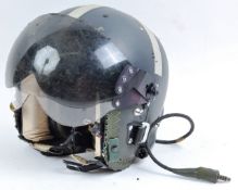 ORIGINAL 1980S RAF 4 SERIES FLYING HELMET ' BONE DOME '