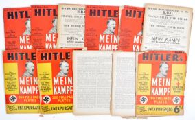 WWII SECOND WORLD WAR - ADOLF HITLER MEIN KAMPF MAGAZINES