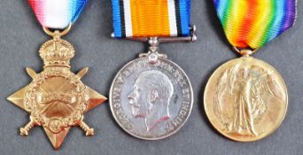 WWI FIRST WORLD WAR MEDAL GROUP - KIA FIRST DAY OF SOMME - SJT IN ROYAL IRISH RIFLES
