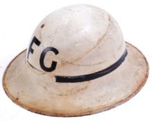 ORIGINAL WWII CIVIL DEFENCE ' FIRE GUARD ' HELMET