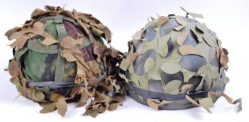 TWO 20TH CENTURY BRITISH ARMY IRAQ WAR SOLDIER'S HELMETS