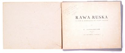 RAWA-RUSKA BY E. VANDERHEYDE - FOLIO OF WWII POW PRINTS AT STALAG 325