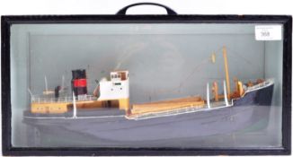 20TH CENTURY SCRATCH BUILT SEAT FISHING BOAT MODEL