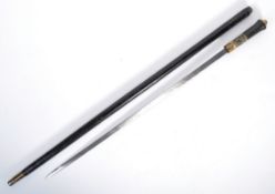 LATE 19TH CENTURY INDIAN SWORD STICK WITH CONSEALED BLADE