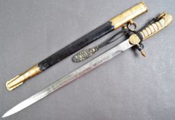 1879 PATTERN ARGENTINIAN MIDSHIPMAN'S NAVAL DIRK