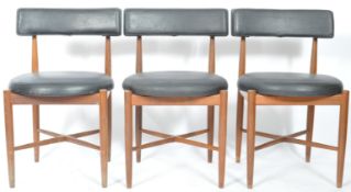 VICTOR B WILKINS - G PLAN - FRESCO - SET OF TEAK DINING CHAIRS