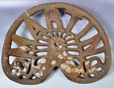 MARTIN STAMFORDS VINATGE CAST METAL TRACTOR SEAT