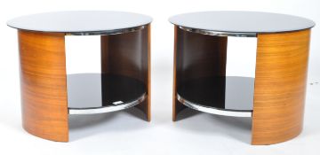 JUAL SAN FURNISHINGS - MATCHING PAIR OF SIDE TABLES