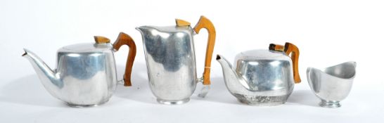 PICQUOT WARE RETRO COFFEE / TEA SERVICE